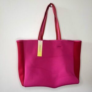 Summersalt Neoprene pink Beach Tote BAG NWT